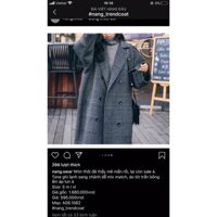 áo khoác dạ kẻ