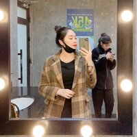 Áo khoác dạ kẻ