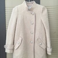 Áo khoác dạ len quảng châu used