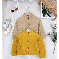 ÁO KHOÁC DA LỘN CỔ TÀU CHO BÉ  SIÊU ẤM🤎🤎