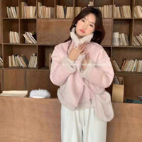 ÁO KHOÁC DA LỘN LÓT LÔNG NỮ