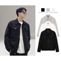 Áo khoác da lộn nam cao cấp dày đẹp cúc kim loại