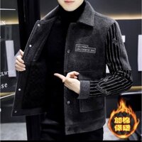 Áo khoác dạ lông nam mềm( có sẵn)