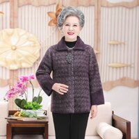 Áo Khoắc dạ Lông Trung Niên Tặng Bà Và Mẹ hàng quảng châu cao cấp( hàng có sẵn)