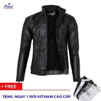 Áo khoác da lót lông nam thời trang cao cấp model fashion AKD021 hàng vnxk