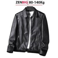 Áo khoác da nam big size ZENBIG cho người mập người béo bụng bự, cho người từ 80kg-140kg