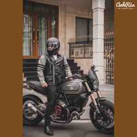 Áo Khoác Da Nam Black Calfskin Ennis Biker Jacket Belstaff