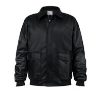 Áo Khoác da nam bomber pilot chính hãng LDS-12098 lót dù chần bông ấm áp, có túi trong, thiết kế khỏe khoắn, mạnh mẽ