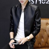 Áo khoác da nam bomber xịn xò cao cấp cho các bạn cool ngầu , bao bảnh KB FASHION
