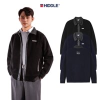 Áo khoác dạ nam cao cấp phối da HIDDLE màu đen, màu xanh rin nhiều size |H11-AK8