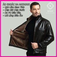 Áo Khoác Da Nam Cao Cấp MATADUO Lót Lông Cừu [Mẫu Mới 2021 & Đổi Trả Nếu Không Vừa]