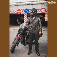 Áo Khoác Da Nam Dark Brown Lambskin Highways Biker Jacket Belstaff