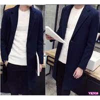 Áo khoác dạ nam form dài cao cấp VKN10 - V265