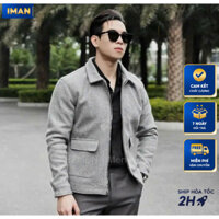 Áo Khoác Dạ Nam iMan Store, Áo Khoác Nam Phong Cách Hàn Quốc Chất Dạ Cao Cấp, Mẫu Hót Nhất Năm 2024
