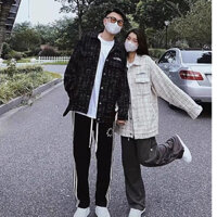 Áo khoác dạ nam nữ 2 lớp cao cấp chất dạ gấm mẫu mới