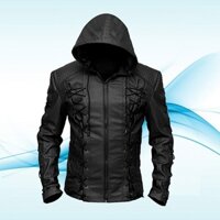 Áo Khoác Da Nam Phối Dây Thời Trang DP945 2 Màu