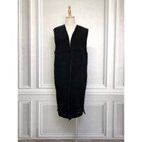 Áo khoác dạ NỘI ĐỊA HÀN hàng hiệu chính hãng thời trang nữ AK751 màu đen freesize secondhand thanh lý ký gửi