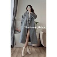 Áo khoác dạ nữ cổ Vest dáng dài áo dạ mùa đông cho phái nữ chất vải dày dạn ấm áp thời trang phong cách Hàn Quốc A8757