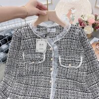 Áo khoác dạ viền bèo siêu hot