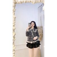 ÁO KHOÁC DẠ VIỀN BÈO