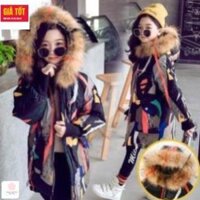 Áo khoác dài cho bé gái 20kg 30kg 40kg ☑️ áo khoác bé gái đẹp (3 - 12 tuổi) ☑️ Thời trang bé gái 9 tuổi