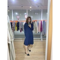 áo khoác dáng dài xanh than