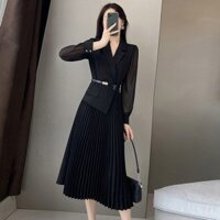 Áo khoác dáng rộng, áo khoác mùa xuân, thời trang mới 2025, đầm thanh lịch cho phụ nữ, phong cách Hàn Quốc