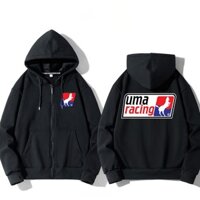 Áo khoác dây kéo unisex racing biker v.2 nam nữ vải da cá cao cấp co giãn 4 chiều, thoáng mát