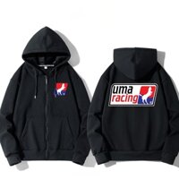 Áo khoác dây kéo unisex racing biker v.2 nam nữ vải da cá cao cấp co giãn 4 chiều, thoáng mát