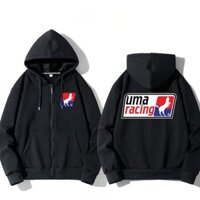 Áo khoác dây kéo unisex racing biker v.2 nam nữ vải da cá cao cấp co giãn 4 chiều, thoáng mát