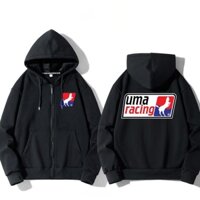 Áo khoác dây kéo unisex racing biker v.2 nam nữ vải da cá cao cấp co giãn 4 chiều, thoáng mát