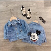 Áo khoác demi mickey cho bé