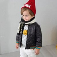 Áo Khoác Đen Bé Trai