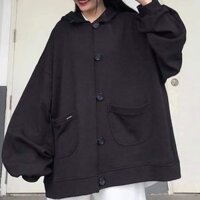 ÁO KHOÁC ĐEN TAY BỒNG