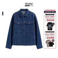 Áo Khoác Denim Nam Form Loose - Routine 10F24DJA008