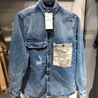 Áo khoác Denim Zara nam
