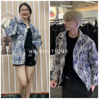 Áo Khoác Dernim, vải Dạ Gấm, Unisex Hàng Cao Cấp