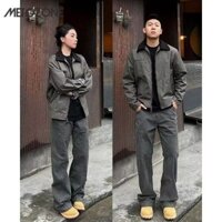 Áo khoác Detroit Canvas Ve áo M-3XL