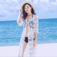 Áo khoác đi biển form dài siêu hot hit