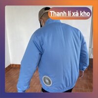 Áo Khoác Điều Hòa Nhiệt Độ Công Nghệ Nhật Bản, Áo Điều Hòa Xanh Hòa Bình ( KHÔNG CÓ QUẠT )
