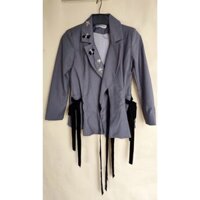 Áo Khoác Đính Hoa Freesize