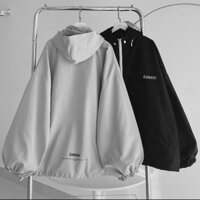 Áo Khoác Dù 2 lớp AMOR JACKET màu ĐEN/XÁM 🖤 Nam nữ unisex