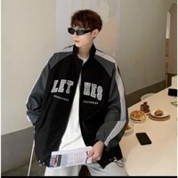 Áo khoác dù 2 lớp dài rộng y hình thời trang y hình LET HES siêu đẹp dành cho các bạn trẻ LANA FASHION - ĐEN,M