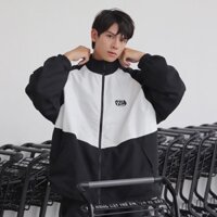 Áo Khoác Dù 2 lớp Form Rộng 7ZIA màu TRẮNG 🖤 Nam Nữ Unisex 🖤 Áo Jacket dây kéo Ulzzang Jaystoree