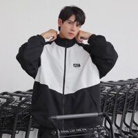 Áo Khoác Dù 2 lớp Form Rộng 7ZIA màu TRẮNG Nam Nữ Unisex Áo Jacket dây kéo Ulzzang Jaystoree - Trắng,XL
