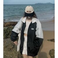 Áo Khoác Dù 2 Lớp SLC LET HES IFRAD 2022 Nam Nữ Form Rộng Nhiều Mẫu, Áo Gió Chống Nắng Kiểu Bomber - SLC ĐEN - SIZE M