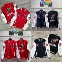 Áo khoác dù Áo varsity Bomber Kill System vài dù nam nữ Kun Shop - Áo khoác BIDA đen,sz M