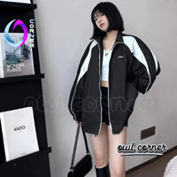 Áo Khoác Dù BELIEF Always Unisex Nam Nữ Chất Dù 2 Lớp Mát KD16, Áo Khoác Bomber Cổ Đứng Form Rộng In Chữ OWL CORNER