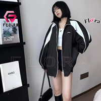 Áo Khoác Dù BELIEF Always Unisex Nam Nữ Chất Dù 2 Lớp Mát KD16, Áo Khoác Bomber Cổ Đứng Phối Tay Form Rộng In Chữ Flo'ra