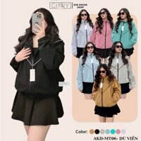 Áo Khoác Dù Chống Nắng -  Thiết Kế Viền Chéo MT-06 Form Unisex Nam Nữ, 2 Lớp Thoáng Mát Ginny Shop